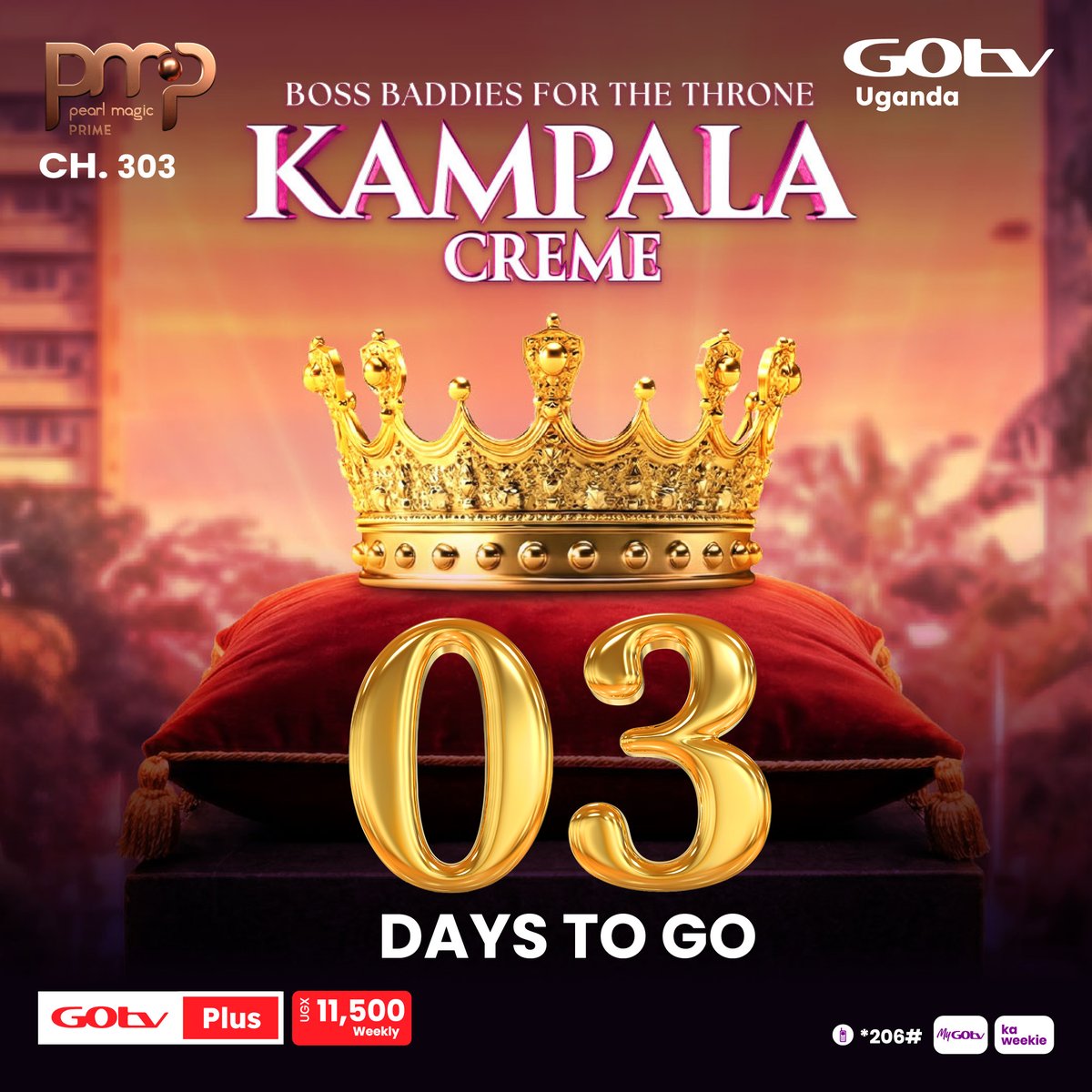 GOtvUganda's tweet image. 3 days to #KampalaCreme.
We cannot waitttt!! 😍

Dial *206# or download #MyGOtvApp  mygotv.onelink.me/JpWQ/nfs2 to subscribe to GOtv Plus.
#Loveit #KaWeekie