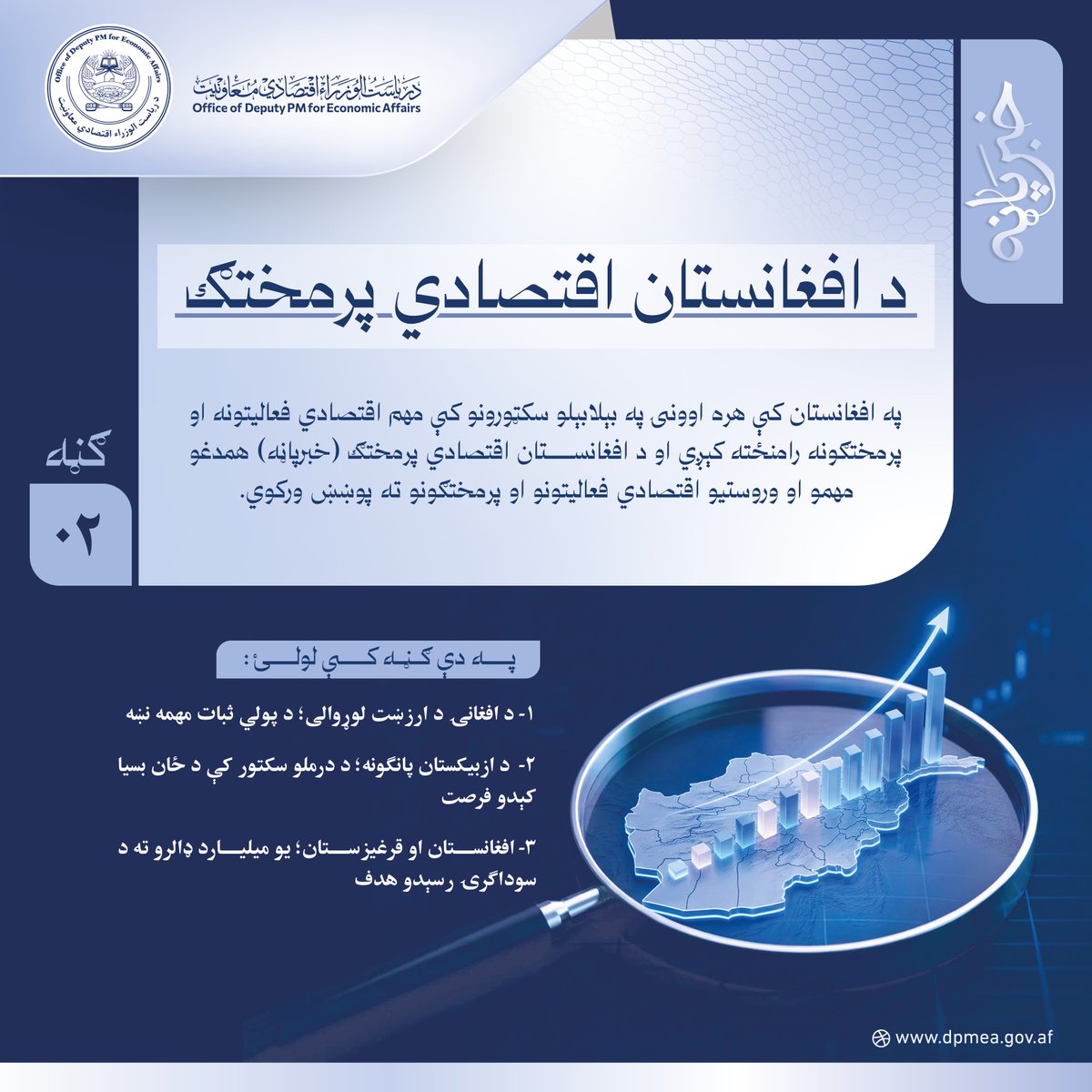 د ریاست الوزراء اقتصادي معاونیت tweet media