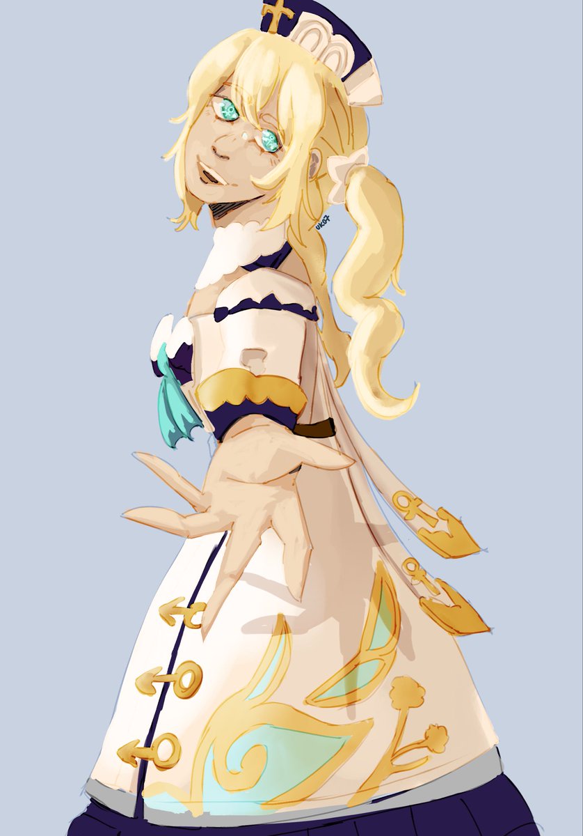 SimonGecko's tweet photo. Started playing the new patch, thought it’d be a lot bigger, here’s a Barbara for your troubles #GenshinImpact https://t.co/oIDsSR7npp