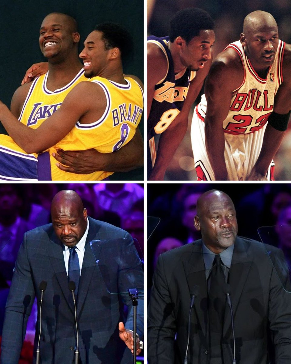 _RetroBB's tweet image. How it started vs. How it ended 😢💔

#BasketballRetro #Kobe #Shaq #MJ #Lakers #Bulls #NBA