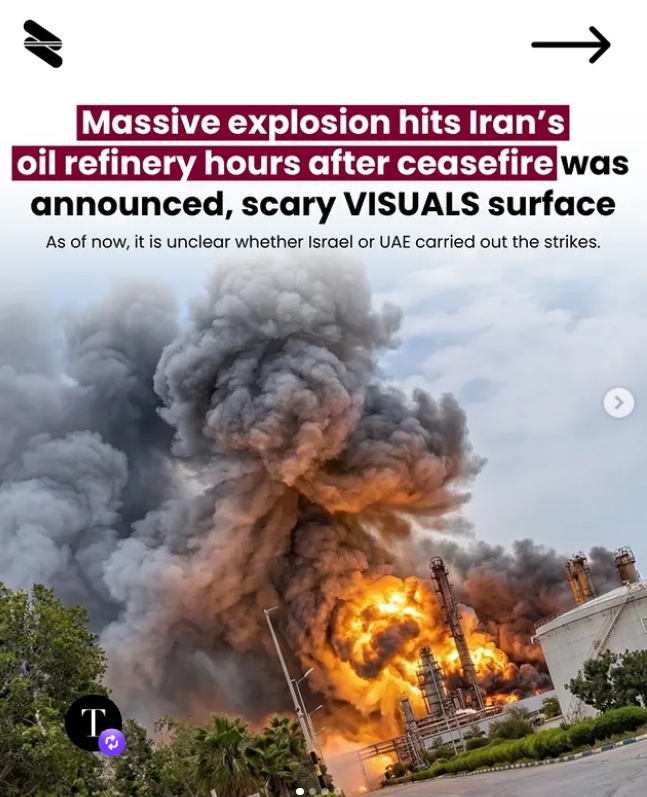 Santosh46560514's tweet photo. Don't expect the crude normalization at least for the next quarter.
#IranWar #israelCrimes #USA #Infratructure #oilrefinery #ceasefire #UAE #Strikes #middleeastwars https://t.co/1EmWm9zYur
