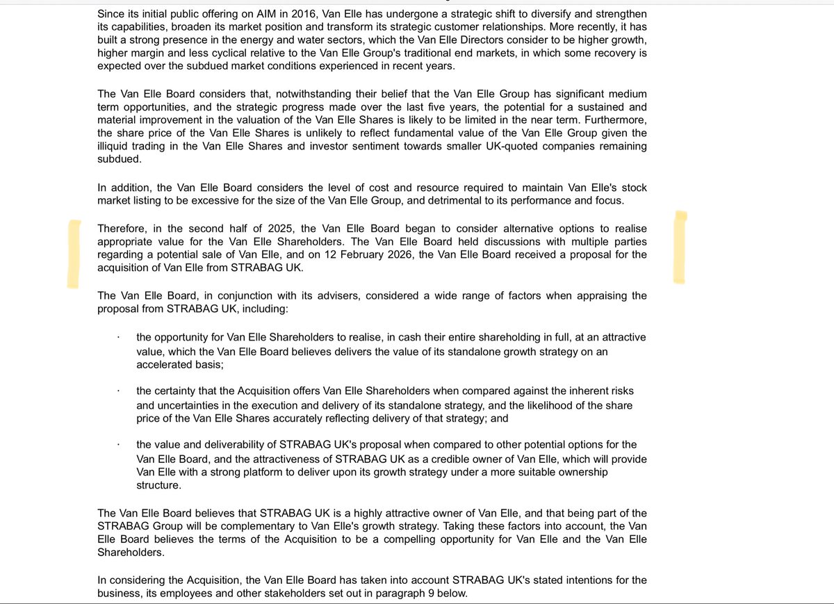 rhomboid1MF's tweet photo. #VANL taken private at a 58% premium but apparently they have been trying to sell themselves for ages…can’t recall the RNS where they informed shareholders of what they were doing https://t.co/5PsBj27lWP