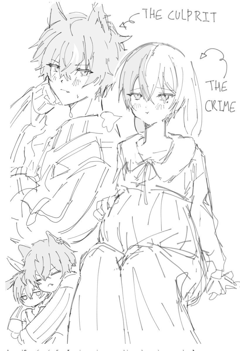 🐶🥞 x shota 🐰☕
TW : mpreg

this acc is for finished arts only but this doodle's pretty 

#彰冬 #akitoya