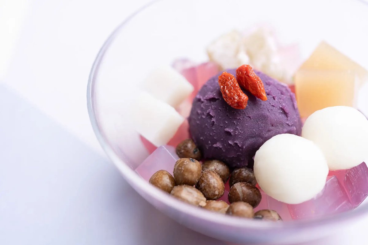 本店＆通販限定 天神藤あんみつ🍇 ＼ 亀戸天神の藤まつりにちなみ