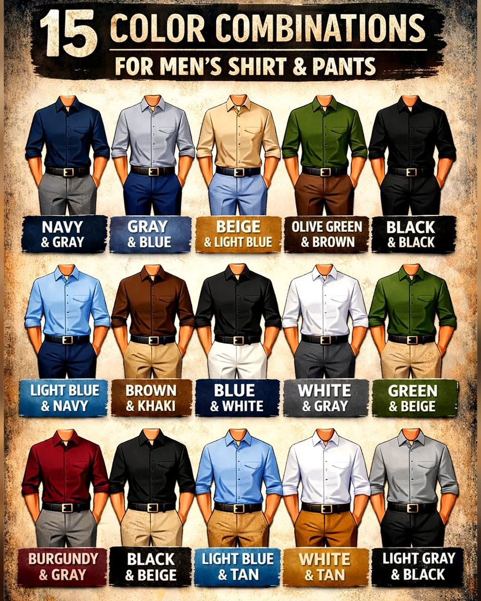 archanaachu24's tweet photo. Colour combination for men.  

Which is your favourites? https://t.co/0eKmSybJuC
