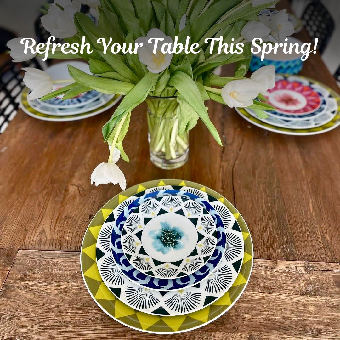 SilsalDH's tweet image. Add a touch of Bahja to every gatherings, because joyful tables always leave the best impressions🍽️✨
أضف لمسة بهجة إلى كل جمعاتك، لأن الموائد المبهجة تترك دائماً أفضل انطباع 🍽️✨

#dinnerware #dinnersets #plates 
#صحون #أطباق #أطباقـعشاء