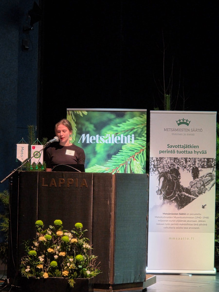 66. Lapin Metsätalouspäivien puheenjohtaja #KatriRusanen toivottaa osallistujat tervetulleeksi!