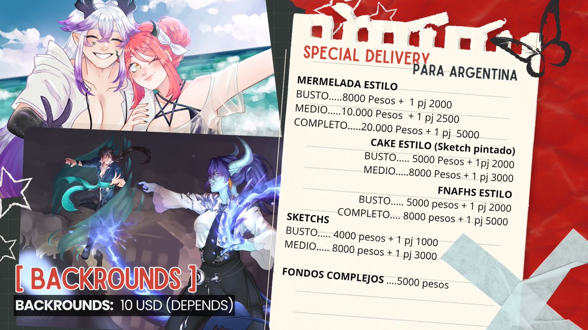 𐎟★☼︎  𐌔̤ COMMISSIONS OPEN ...🍀
#commissionsopen  #comisionesArgentina

— 7 Slots