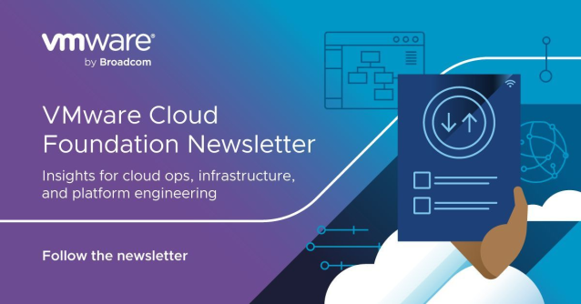 KarahalilogluC's tweet photo. The VCF Newsletter delivers curated insights, thought leadership, and practical guidance, directly to your LinkedIn feed, on cloud operations, management, platform engineering, and modern infrastructure. Follow the newsletter to stay informed! https://t.co/NaO3Of8TVg https://t.co/Tz6FOKf1kN