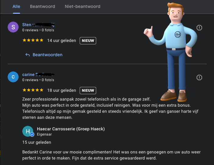 GroepHaeck's tweet photo. 🌟 𝐓𝐫𝐨𝐭𝐬! 🌟 Onze carrosserieafdeling 𝐇𝐚𝐞𝐜𝐚𝐫 schittert opnieuw met  ⭐⭐⭐⭐⭐ reviews! Een dikke dankjewel aan ons topteam voor hun vakmanschap, inzet en oog voor detail. Jullie maken elke dag het verschil. En natuurlijk ook bedankt aan onze klanten. 💙 https://t.co/8M6Cbo2cxs