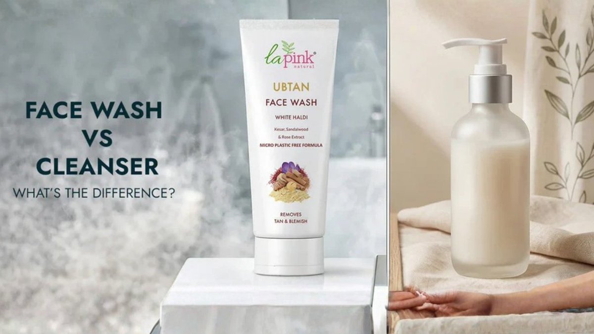 If you’ve ever stood in the skincare aisle wondering whether to pick a face wash or a cleanser, you’re not alone. The two terms are often....lapink.com/blogs/skincare…