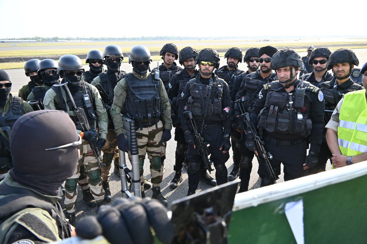 Nsg Dig High-Intensity Anti-Hijacking Mock Exercise Conducted at IGI Airport ️ ...