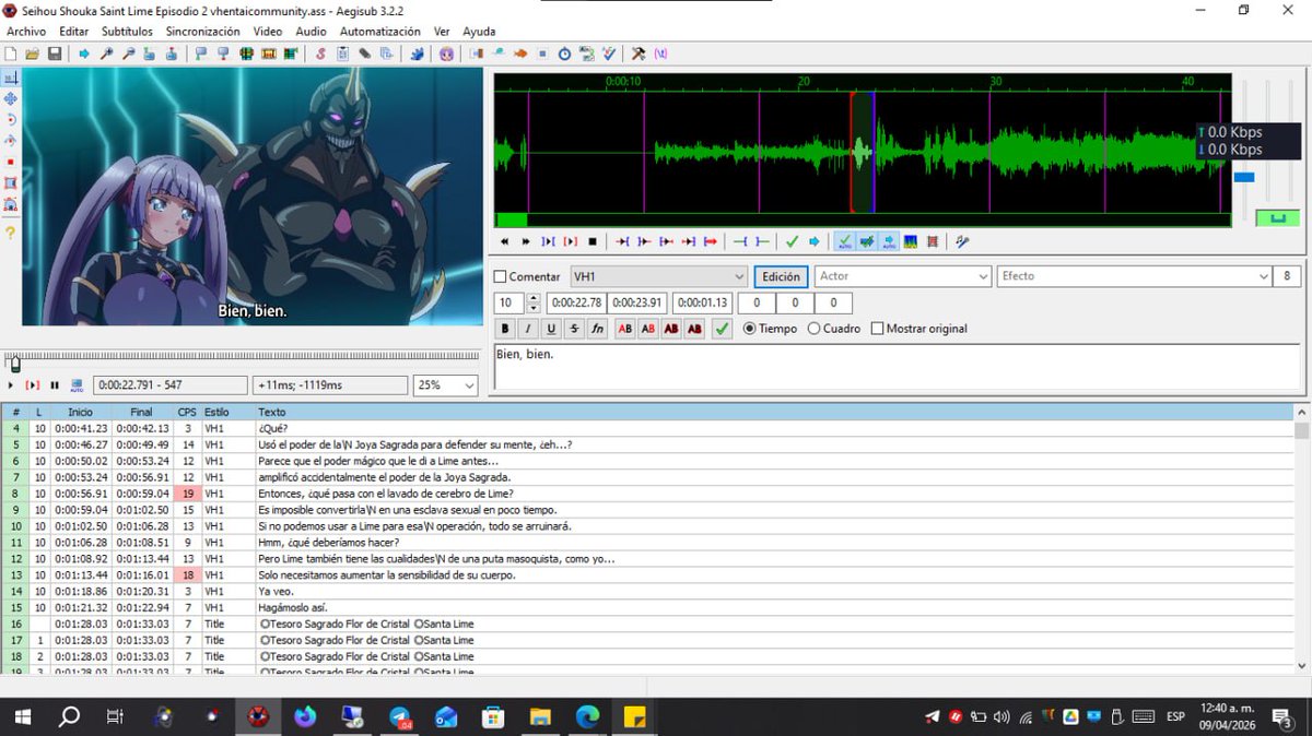 vhappc1's tweet photo. 🔥 Traducción en proceso
AnimeH: Hijiri Houshou Hana Saint Lime VN VeasTube Eroero Haishin Edition 📺 Episodio 2
En VhentaiCommunity seguimos puliendo cada detalle: calidad de video, sincronización y reproducción fluida para darte la mejor experiencia en español latino.
🎹 Yes(^ https://t.co/xsTy8FBiFD