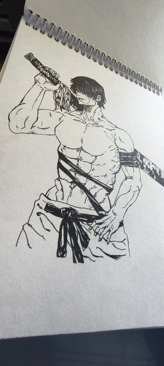 yvnvish's tweet photo. Tried drawing a Jujutsu Kaisen character… did I cook or nah 👀🔥 https://t.co/R60pDGap5m