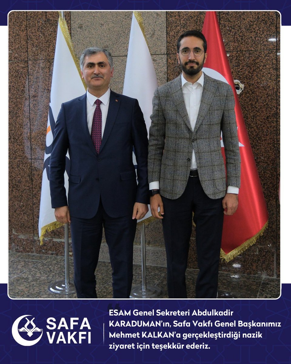 Safa Vakfı tweet media