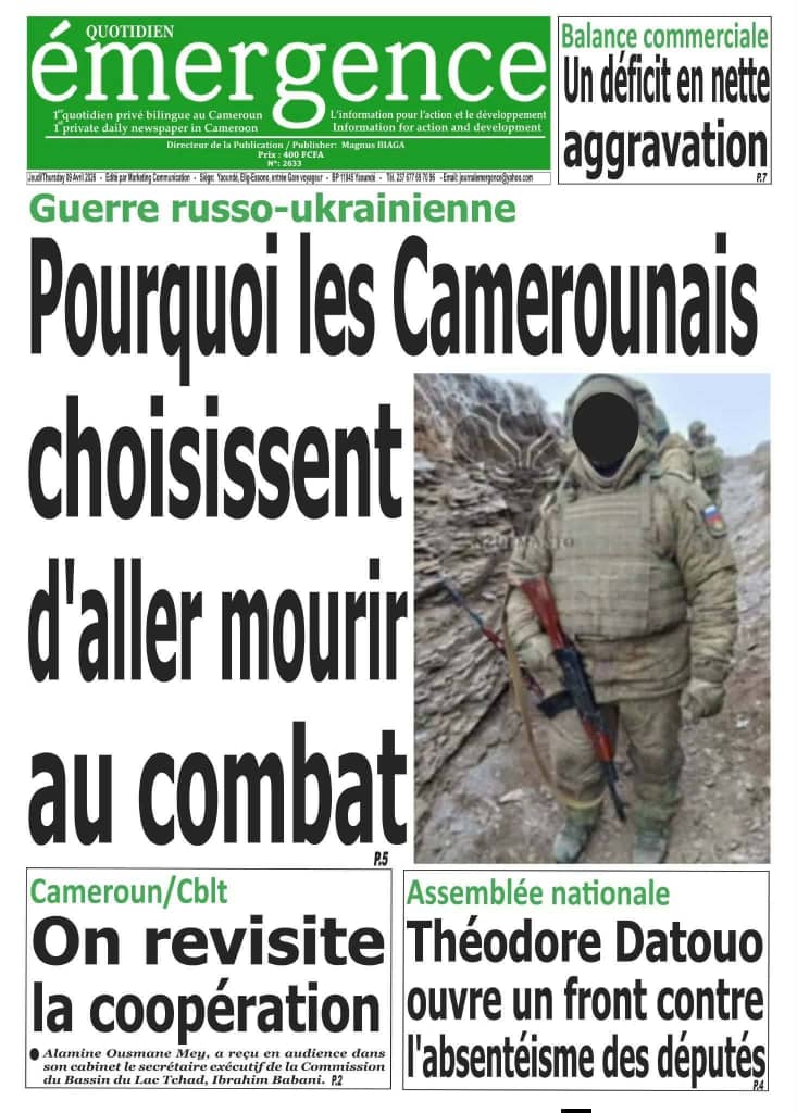 dashmedianews's tweet photo. QUELQUES UNES DU 09 AVRIL 2026
#hilights #followers #RevueDePresse #presse #dashmedia #DashTv #TheVoiceOfAfrica https://t.co/88I703e9uT