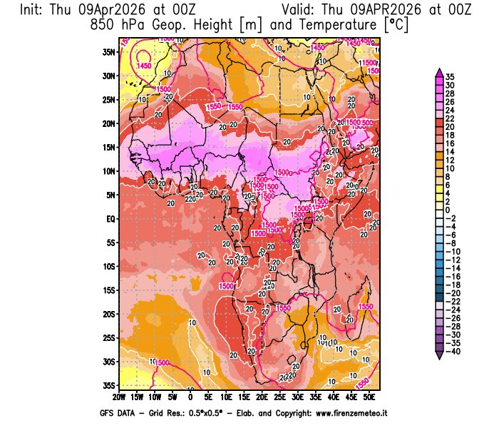 firenzemeteoit's tweet image. #Mappe #meteo Africa: #temperature, #geopotenziali, #pioggia, #venti. Modello di previsione: #GFS.
Link ITA: firenzemeteo.it/maps/gfs-tempe…
            
#Weather #maps of Africa: #temperatures, #geopotentials, #rain, #winds. Forecasting model: #GFS.
Link ENG: firenzemeteo.it/en/maps/gfs-te…