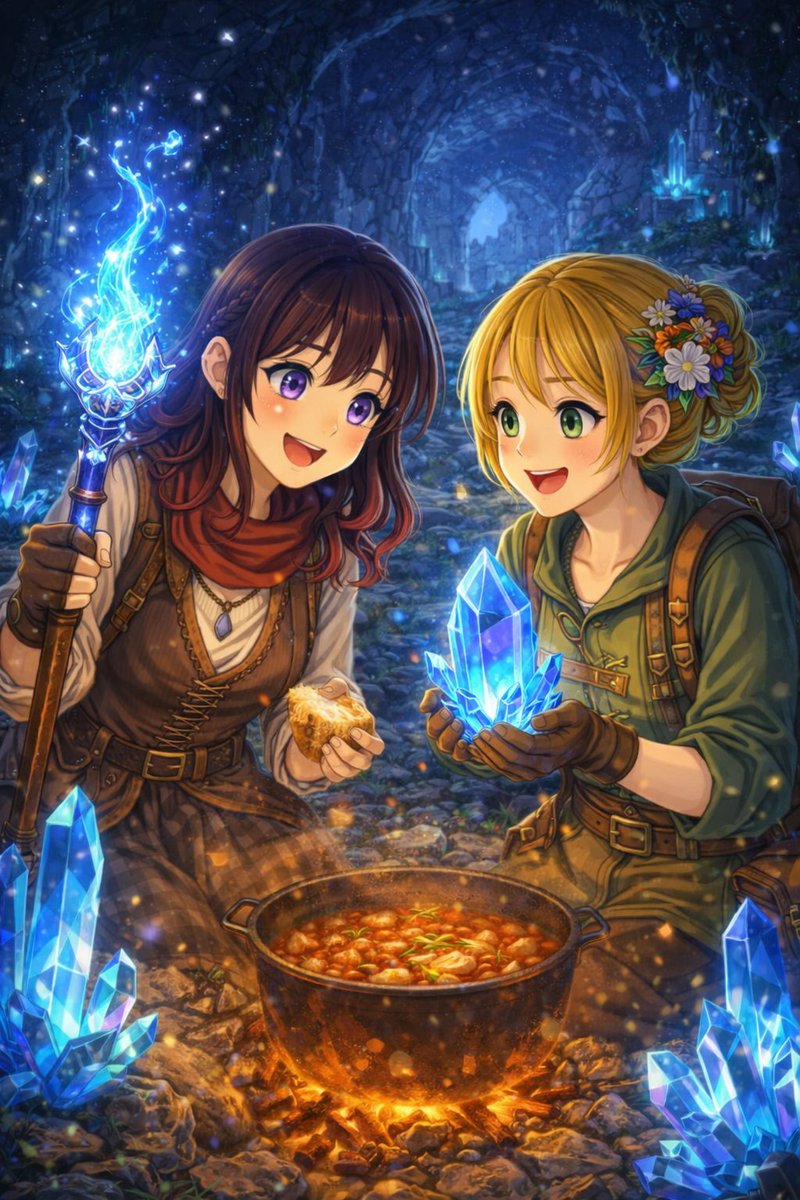 EONIX_Time's tweet photo. Found a little magic in the cave, and somehow dinner still came first ✨💎
#EONIX #LYRIX #NaVI https://t.co/RA8aLVPrLf