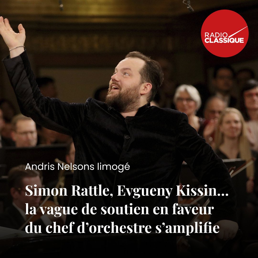 Plusieurs grands noms du classique ont exprimé publiquement leur soutien au chef letton, mis à l'écart de l'Orchestre Symphonique de Boston ⬇ trib.al/13EPXXH