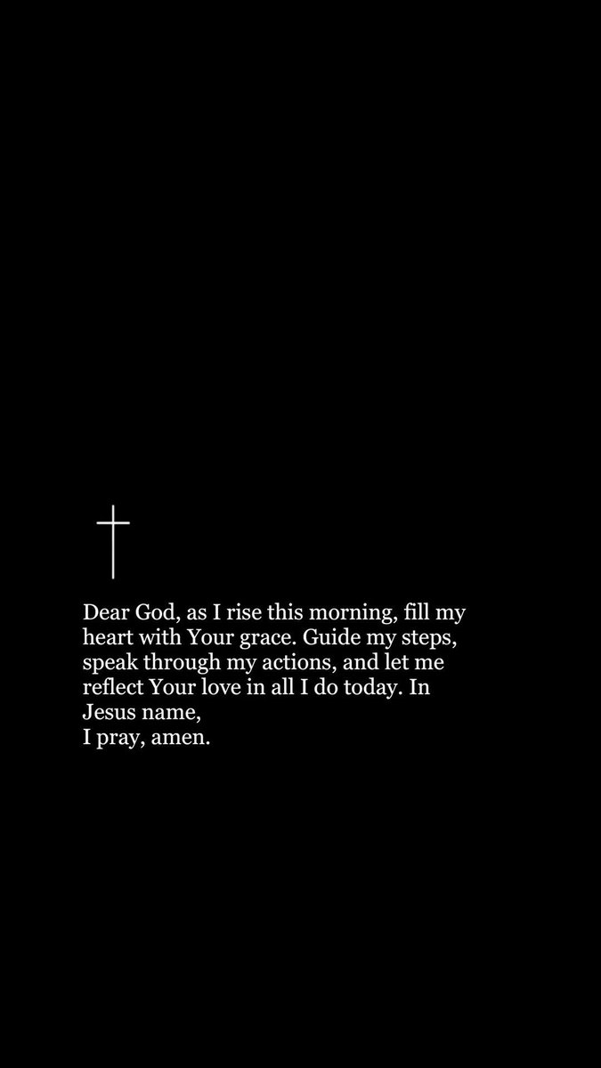 Morning prayer.