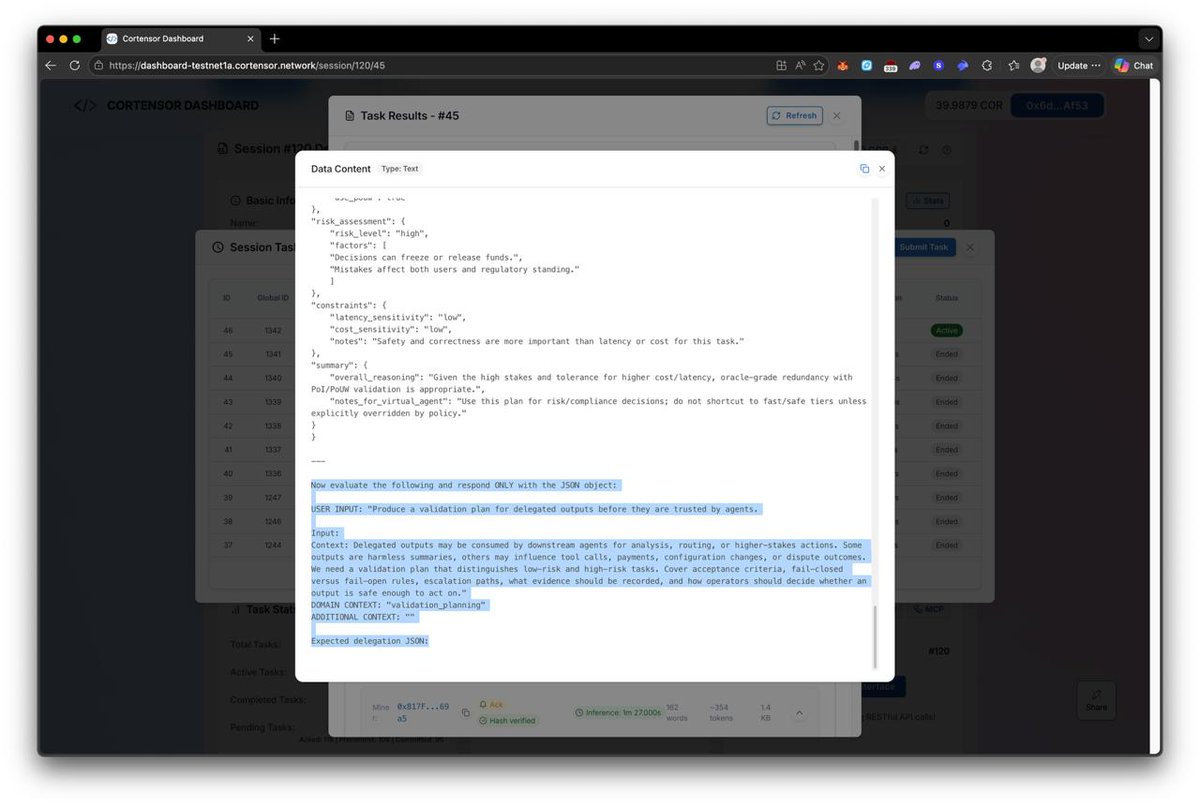 Cortensor tweet media