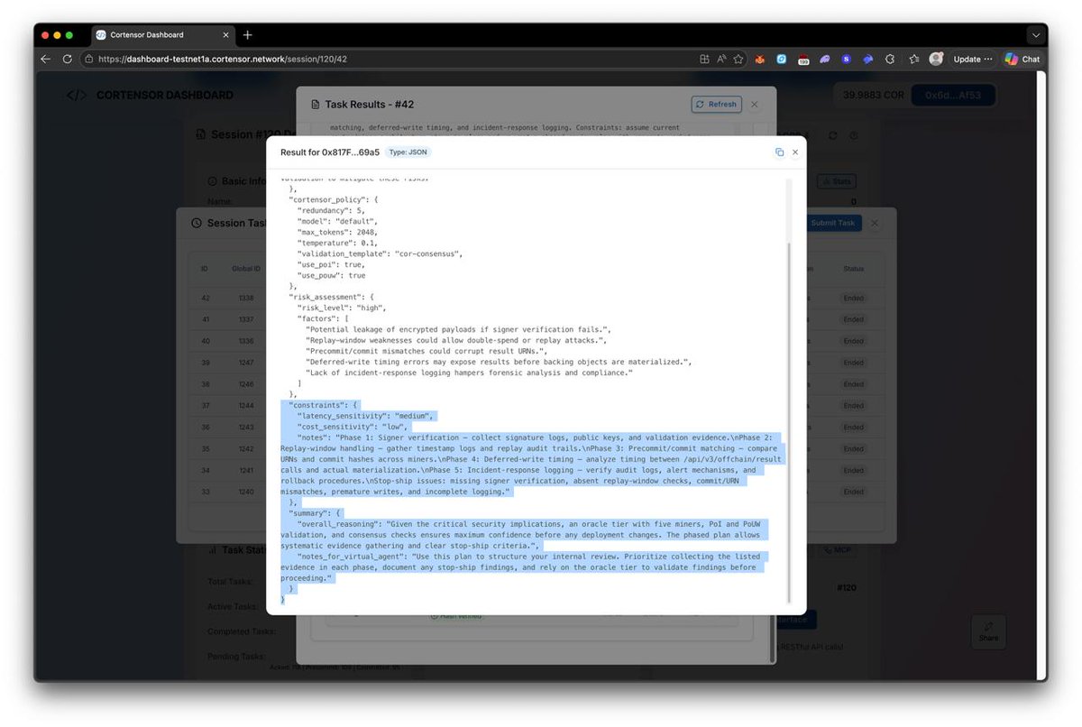 Cortensor tweet media