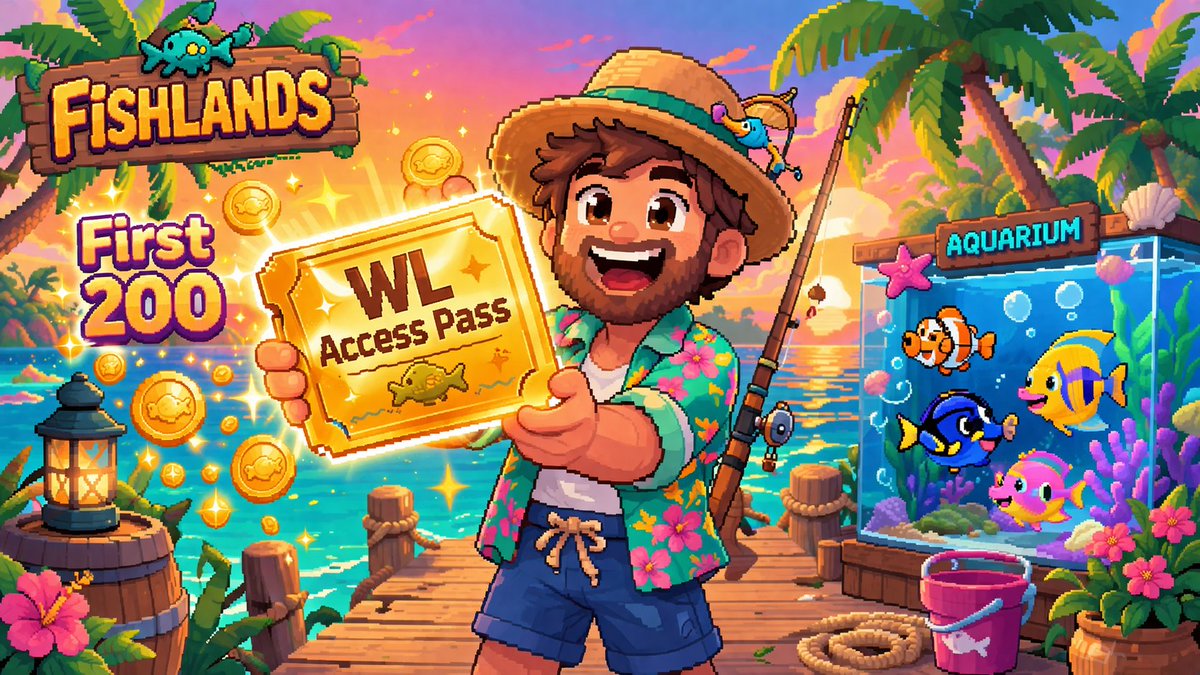 FISHLANDS — Fish, Stake & Earn 🎣 tweet media