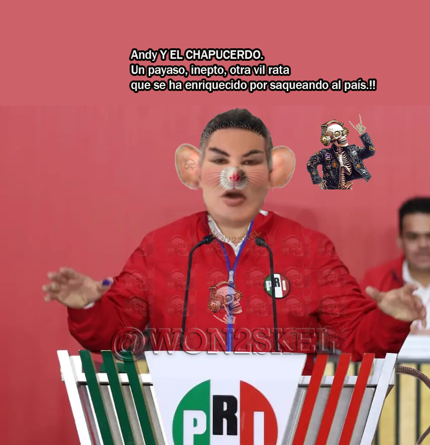 <a href="/alitomorenoc/">Alejandro Moreno</a> <a href="/NachoRgz/">Nacho Rodriguez (El Chapucero)</a> 🐀jajaja oiloooo! Alito moreno el presidente más rata de El PRI. 🤣