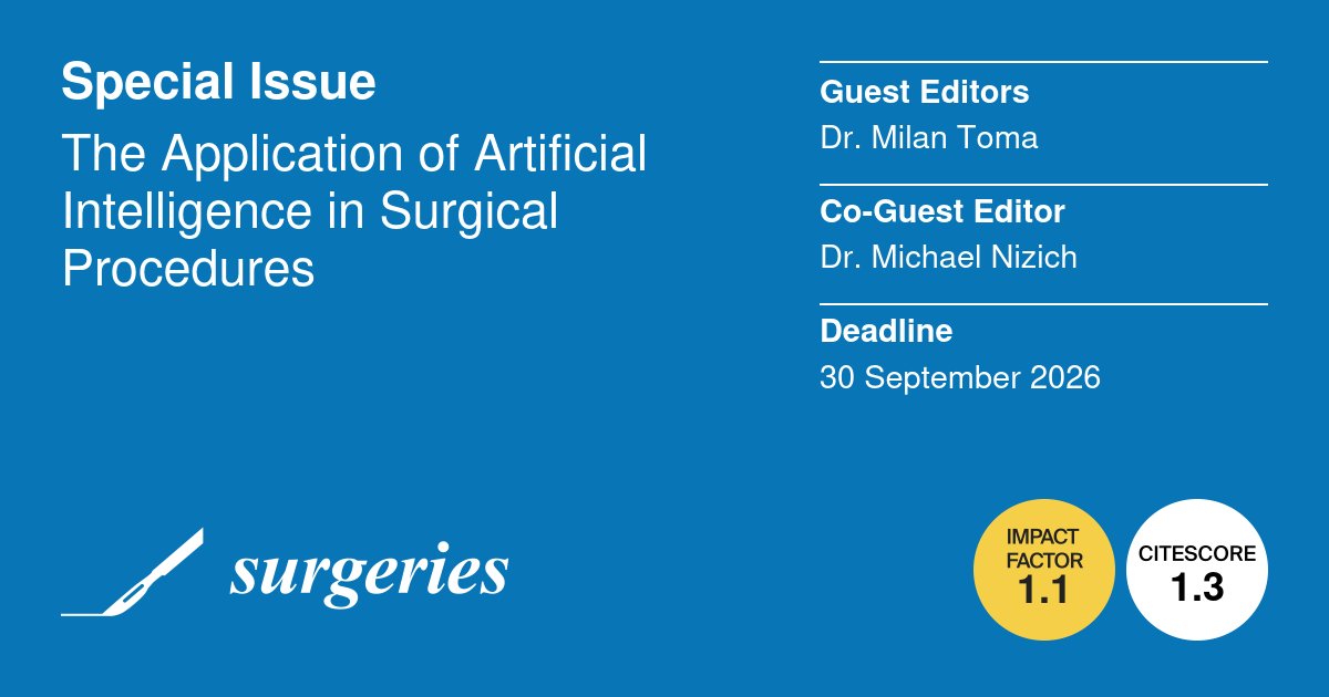 Surgeries MDPI tweet media