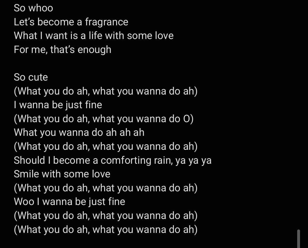 [TRANS] Hwasa - So Cute lyrics

🔗youtu.be/YEMBk076jGM?si…

#MAMAMOO #HWASA
#마마무 #화사