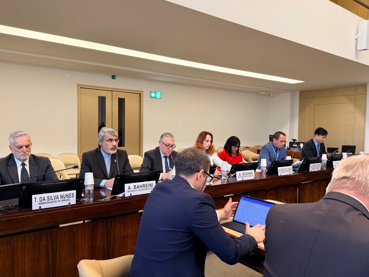 PMIRAN_GENEVA's tweet image. During the Second International Conference on Unilateral Coercive Measures, held on April 9 in Geneva at the initiative of Ms. Alena Douhan @AlenaDouhan, the #UN Special Rapporteur on the negative impact of #UCMs on the enjoyment of human rights, #Iran’s Ambassador Ali Bahreini