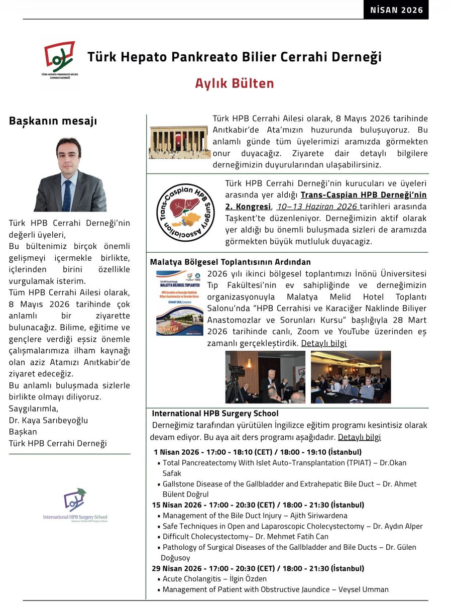 Türk HPB Cerrahi Derneği tweet media