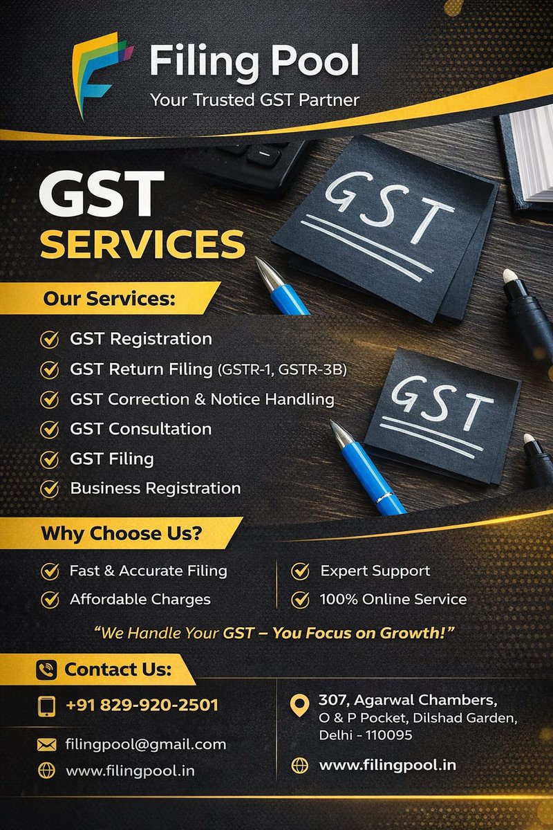 Filingpool's tweet image. GST is simple....
When you have the right help ✅
#TrustedServices #IndiaStartups