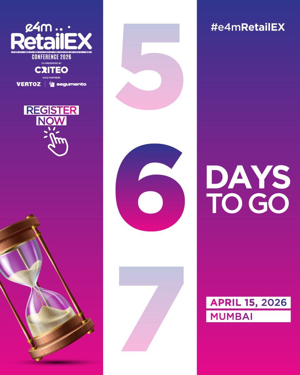 e4mevents's tweet image. Still struggling to connect your retail touchpoints?
AI, Gen Z &amp;amp; retail media are reshaping growth. 
Join #RetailReimagined and stay ahead.

🎟️ 30% OFF passes — limited time!
Register: bit.ly/471SLQx

#RetailMarketing #AIinRetail #GenZMarketing #RetailInnovation