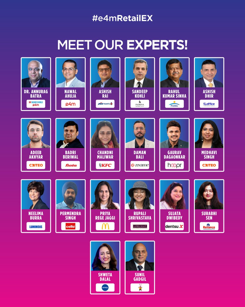 e4mevents's tweet image. Still struggling to connect your retail touchpoints?
AI, Gen Z &amp;amp; retail media are reshaping growth. 
Join #RetailReimagined and stay ahead.

🎟️ 30% OFF passes — limited time!
Register: bit.ly/471SLQx

#RetailMarketing #AIinRetail #GenZMarketing #RetailInnovation