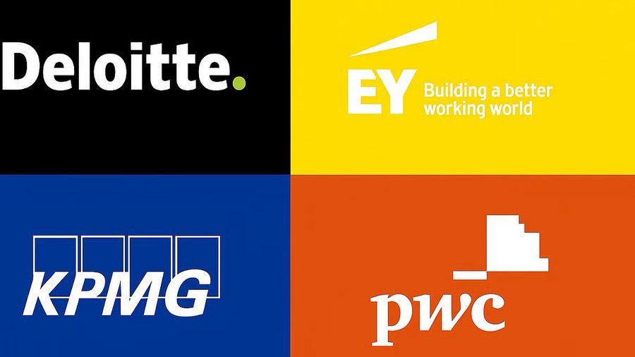 karirfess's tweet photo. Pernah dengar istilah “Big 4” kan?

Ini adalah 4 perusahaan jasa profesional terbesar di dunia (*cmiiw): 
• Deloitte 
• PwC (PricewaterhouseCoopers) 
• EY (Ernst & Young) 
• KPMG

Mereka bukan cuma firma akuntansi biasa. 

Big 4 menyediakan jasa audit, pajak, konsultasi manajemen, advisory, hingga forensic. 

Mereka mengaudit mayoritas perusahaan Fortune 500 dan perusahaan publik di seluruh dunia.

A Thread~