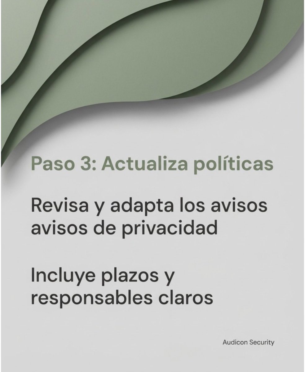 AudiconSecurity's tweet photo. ¿Listos para simplificar vuestra auditoría interna? 🚀

En 4 pasos claros os mostramos cómo mapear datos, detectar riesgos, actualizar políticas y formar a vuestro equipo para cumplir LOPD y RGPD sin complicaciones. #audiconsecurity https://t.co/dSZFs0Cg1C