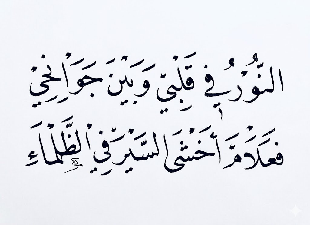 بيت شعر عربي كل يوم tweet media