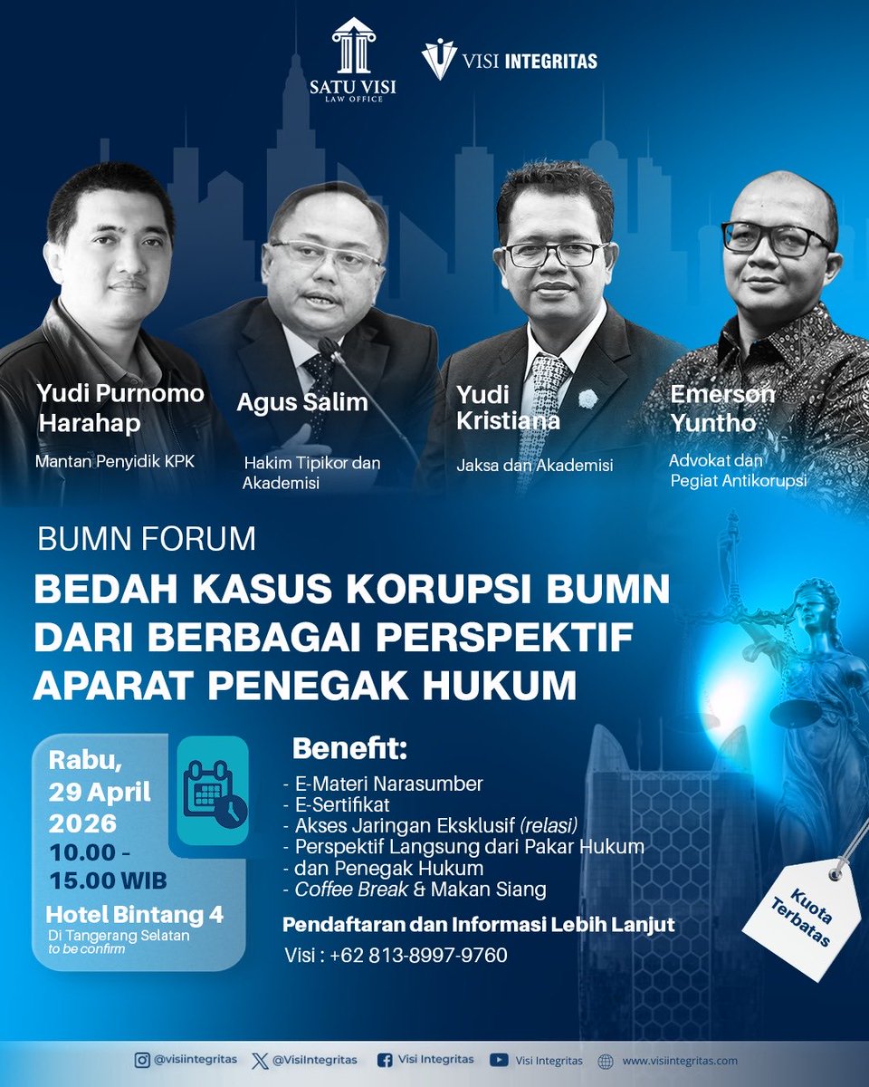 VISI INTEGRITAS tweet media