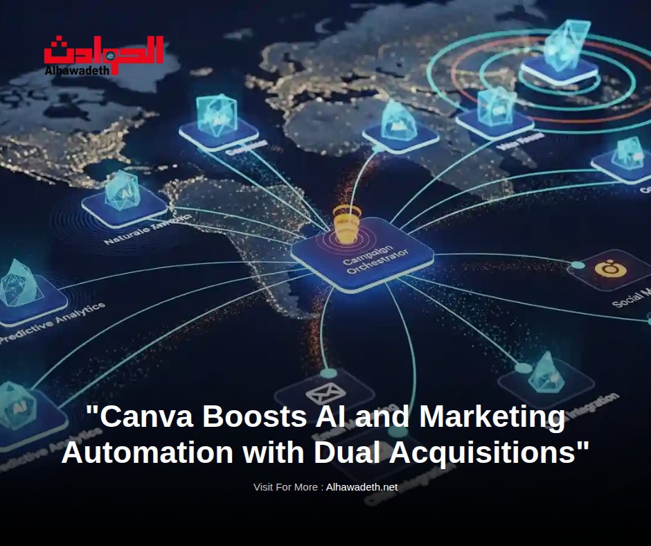 alhawadeth's tweet photo. Canva Boosts AI and Marketing Automation with Dual Acquisitions
Read Full News: https://t.co/MbCdnNvSwM
#NewYorkCity #NYCNews #BigAppleUpdates #CanvaAcquisitions #AIInnovation #MarketingAutomation #CreativeSoftware #WorkflowManagement https://t.co/0kEkc0Stx0