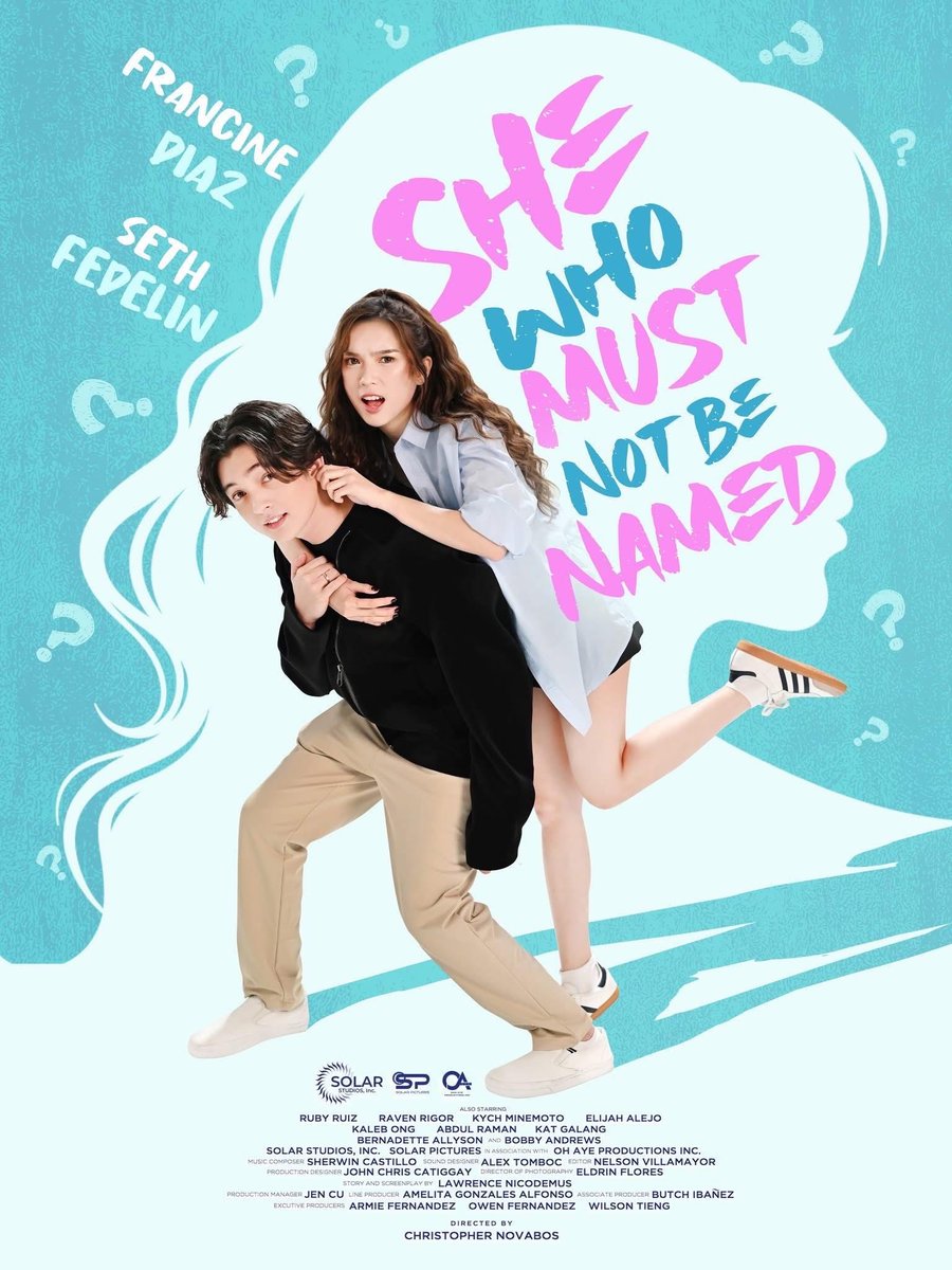 HelloLakwatsera's tweet photo. The official poster for “She Who Must Not Be Named” starring #FrancineDiaz and #SethFedelin

Opens April 29 in PH cinemas

Also starring Ruby Ruiz, Raven Rigor, Kych Minemoto, Elijah Alejo, Kaleb Ong, Abdul Raman, Bernadette Allyson, Kat Galang and Bobby Andrews.

Written by Lawrence Nicodemus
Directed by Christopher Novabos

From OH Aye Productions Inc. and Solar Studios Inc.

Poster by Paul Vito

#SheWhoMustNotBeNamed #FranSeth #SWMNBN