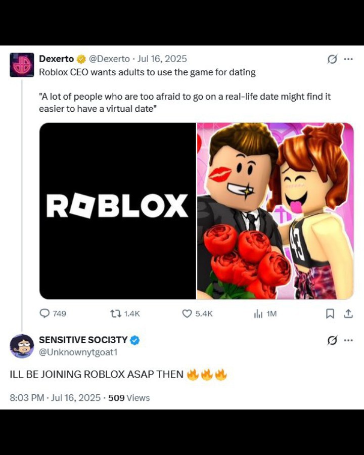 CraigTheAsian's tweet photo. Sensitive Society: *calls Chibi a pedo*

Also Sensitive Society: *admits to being a Roblox predator* https://t.co/QVzcVLF15y
