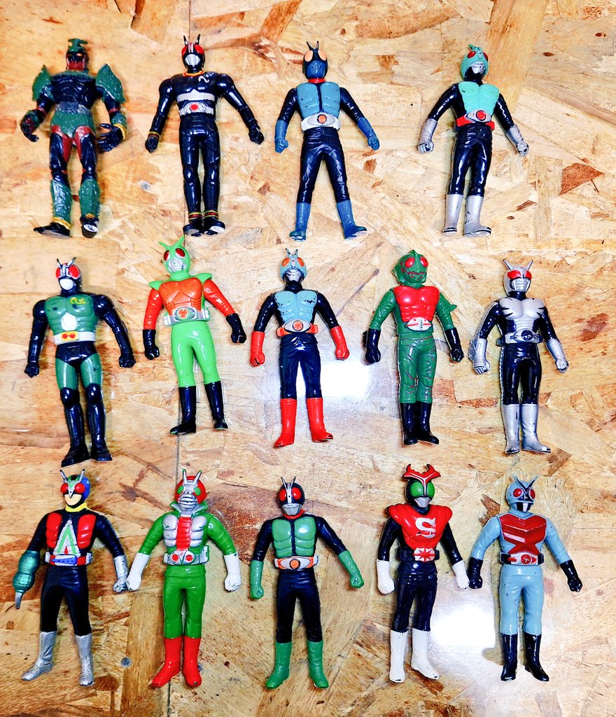 仮面ライダー 13cmソフビ 日本製入荷しました❗ #仮面ライダー