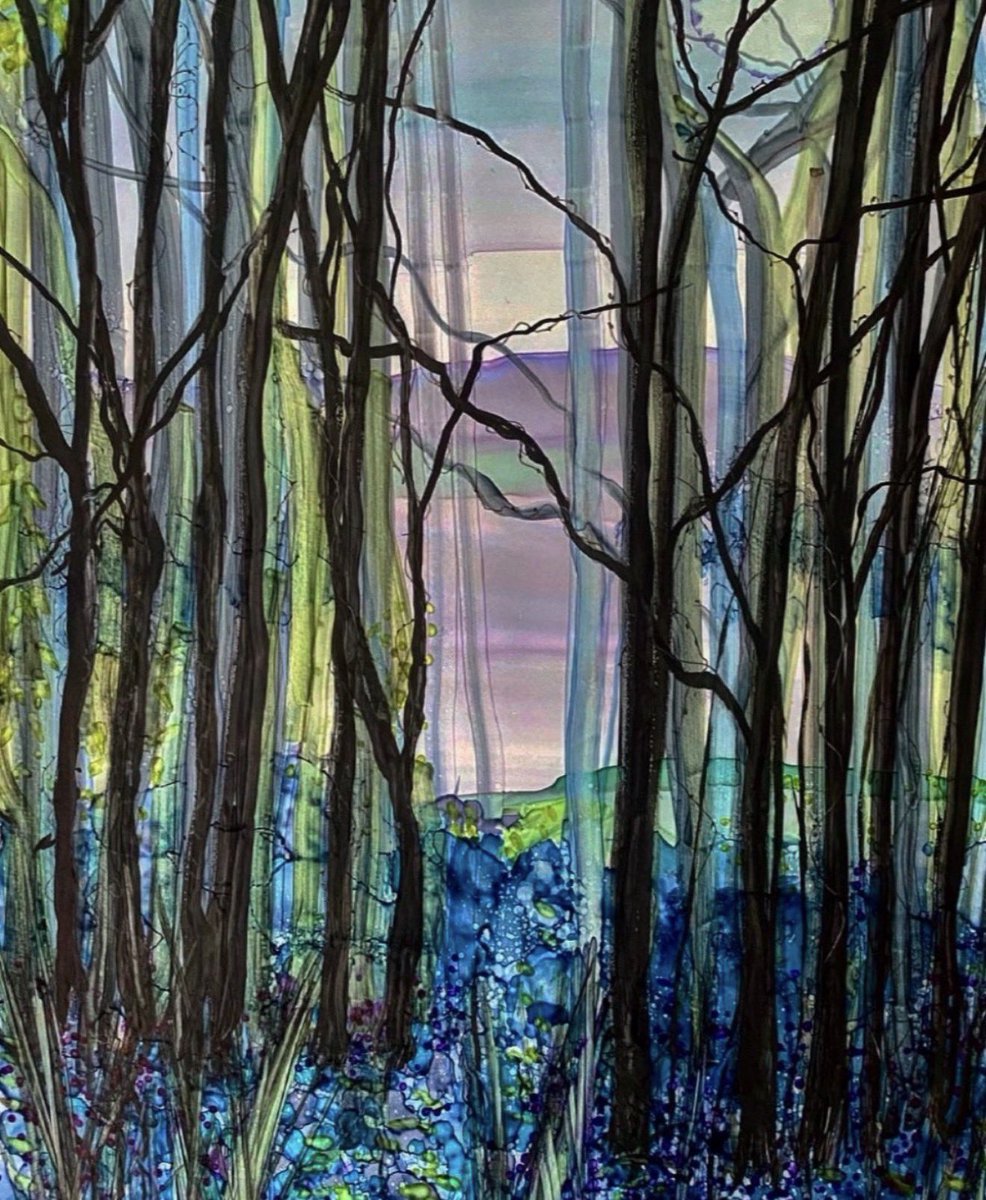 TheresaFitton1's tweet image. Bluebell Wood
Alcohol Inks and Windsor and Newton Ink
#artistonx #INK #contemporaryart