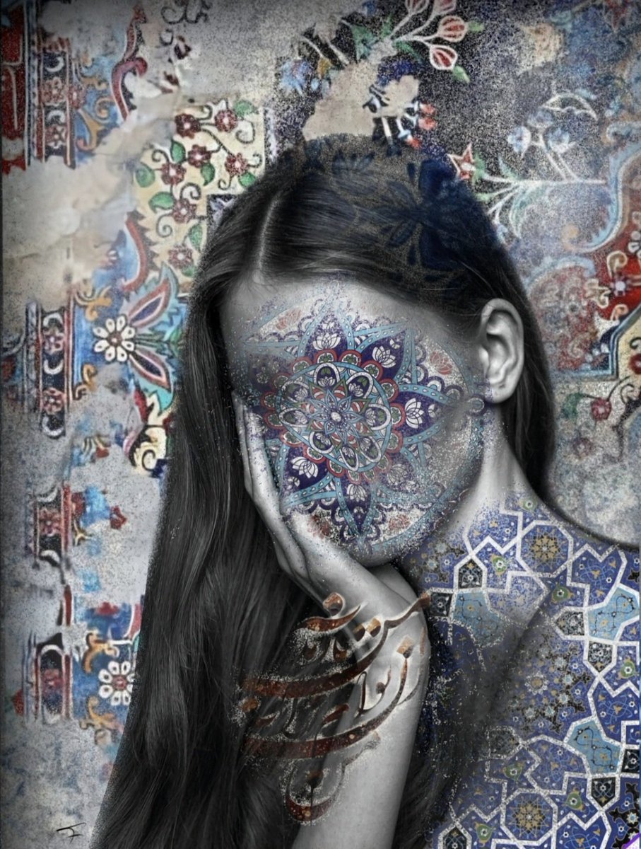 Fereshte_artis's tweet image. Good morning ✨️❤️‍🩹

Behind the Patterns , 1/1, 380 #tezos 

#Collage #Nft #art 

📎objkt.com/tokens/KT1FQLw…