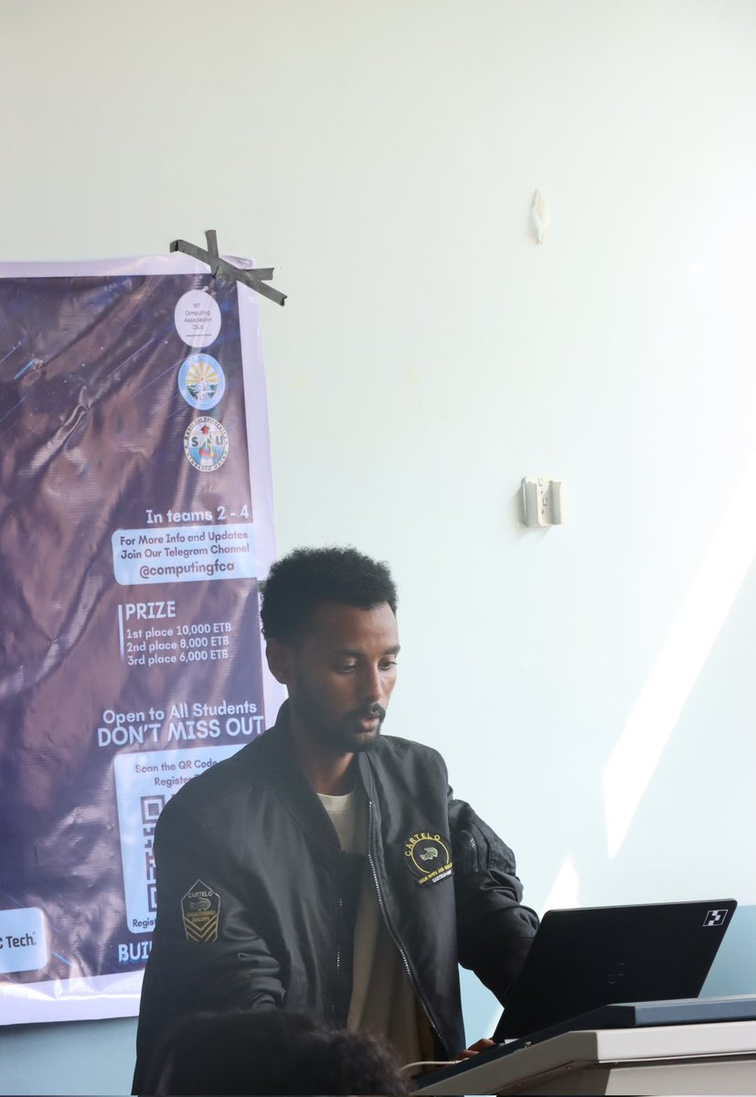 haile_121's tweet photo. Registered late… ended up winning 😊
3.5 days, barely any sleep, final year project, hackathon, work. Almost out, but kept going.
Out of 58+ teams & 98+ participants, we took 3rd 🏆 @ #BiT_AI_Hackathon
& yeah… presenting on the PC, @better_auth sticker hit different🔥 https://t.co/nFvFbYpq3D