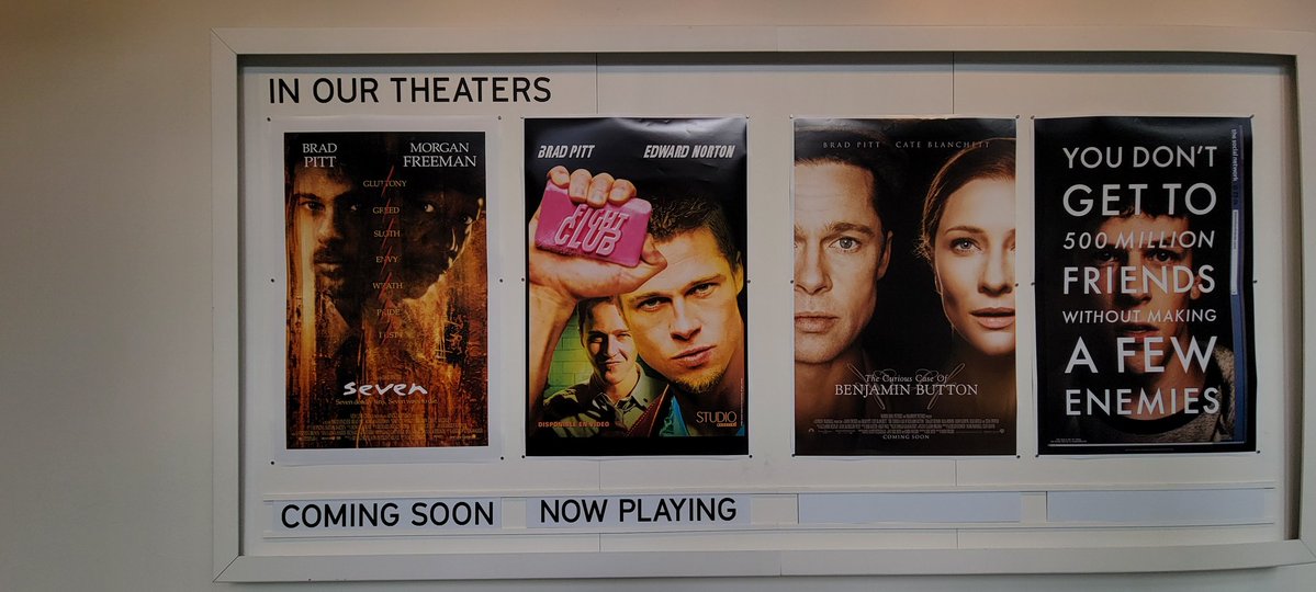 Disneyfan9523's tweet image. I Just Saw A Special 4K Restoration Screening Of Fight Club At The David Geffen Theater Inside The Academy Museum Of Motion Pictures. #AcademyMuseum  #FightClub #FightClub1999 #BradPitt #EdwardNorton  #20thCenturyStudios #20thCenturyFox #Disney #D23 #WaltDisneyStudios