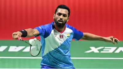 the_bridge_in's tweet image. #News 🚨 | HS Prannoy bows out of the #Badminton Asia Championships 

He lost to higher-ranked Weng Hong Yang of China in the Round of 16.

Score: 12-21, 19-21

#IndianSports
(📷AFP)