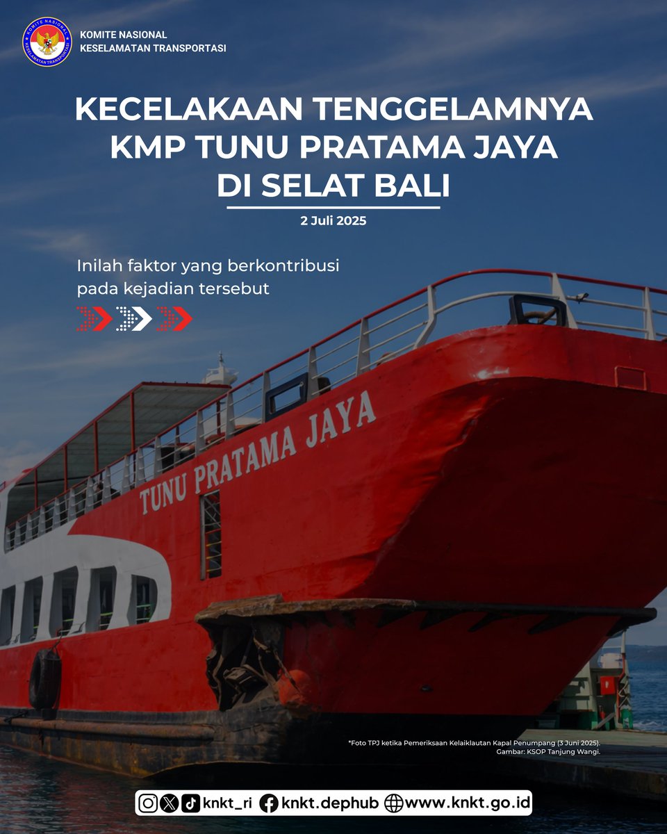 Komite Nasional Keselamatan Transportasi (KNKT) tweet media