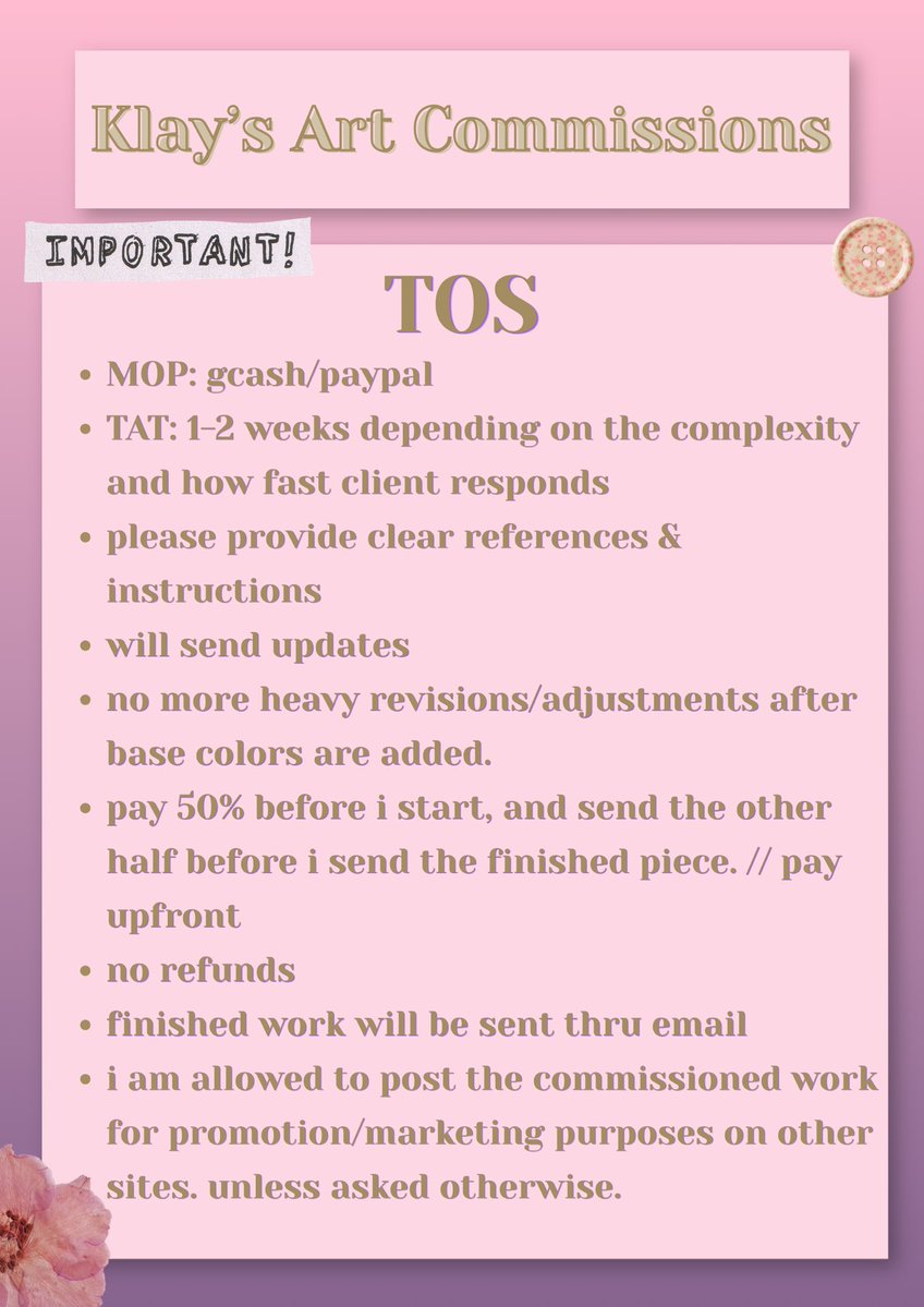 klay | comms open tweet media